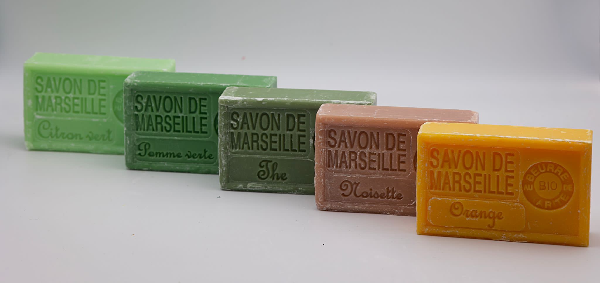 Savon de Marseille parfumé enrichi au beurre de karité Bio