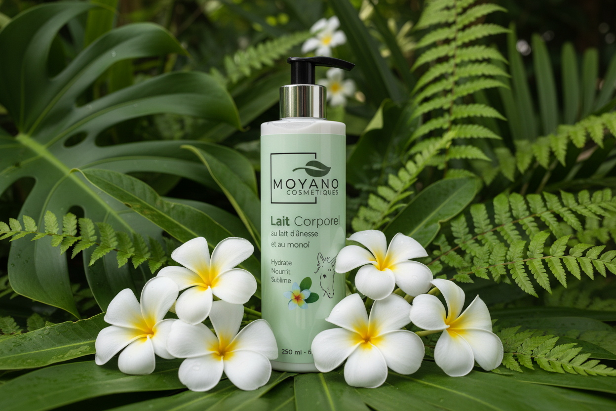 Lait corporel au lait d'Ânesse Bio et Monoï 250 ml