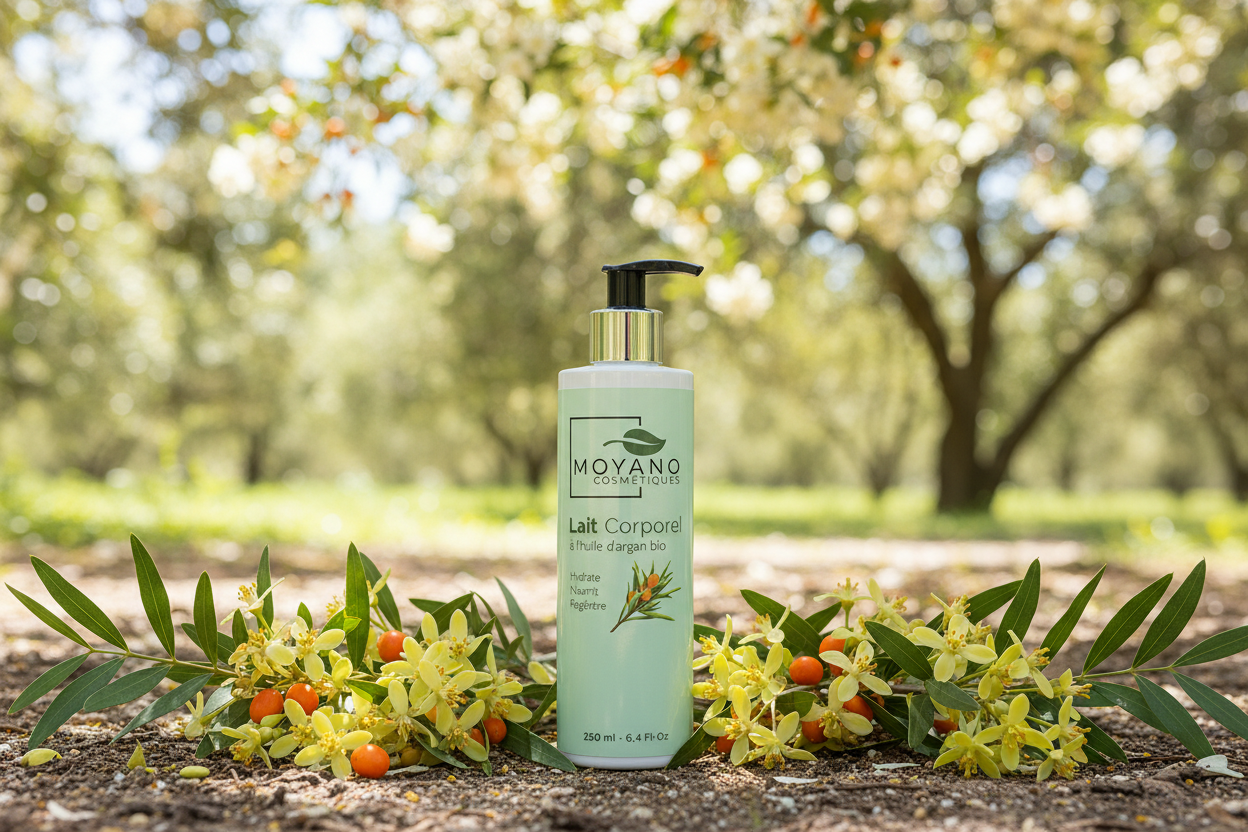 Lait corporel à l’huile d’Argan Bio 250 ml