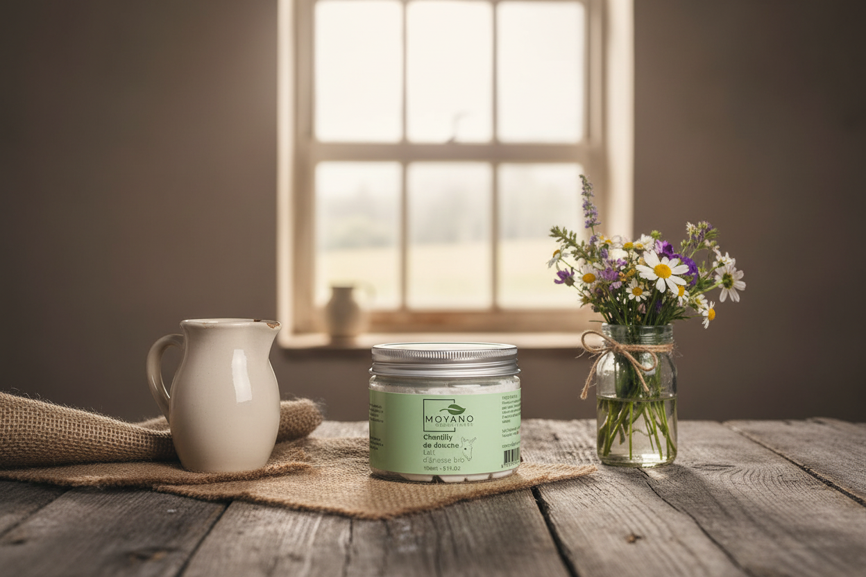 Chantilly de douche au lait d’Ânesse Bio 150 ml