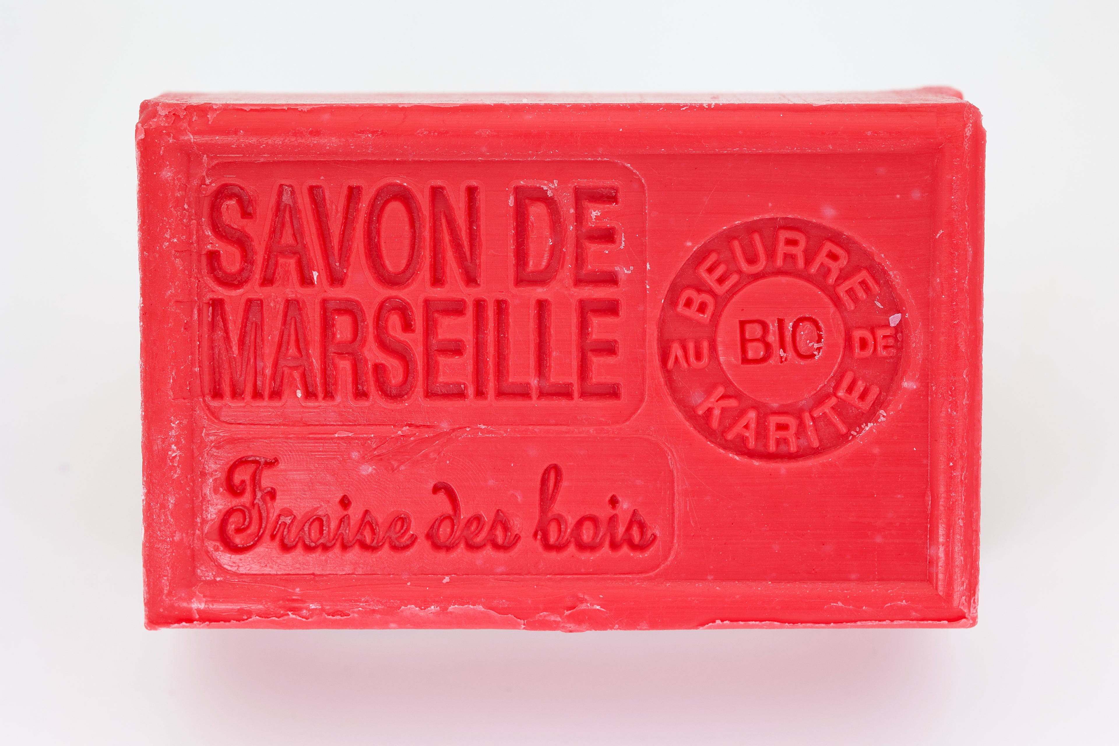 Savon de Marseille 125 gr FRAISE DES BOIS