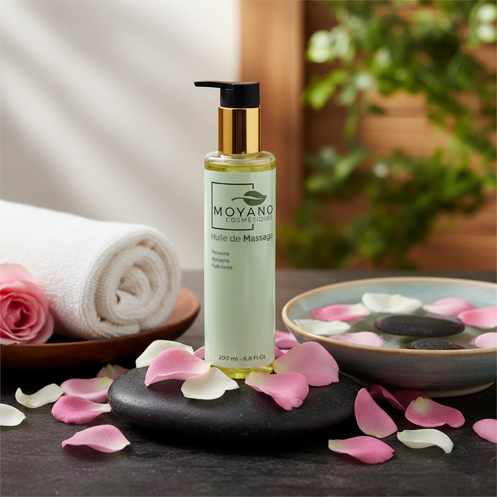 Huile de Massage à la Rose 200 ml
