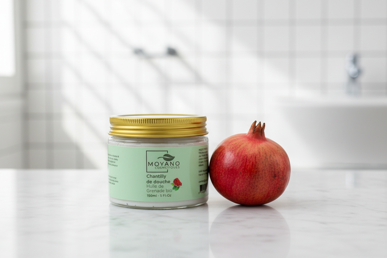 Chantilly de douche à l’huile de Grenade Bio 150 ml