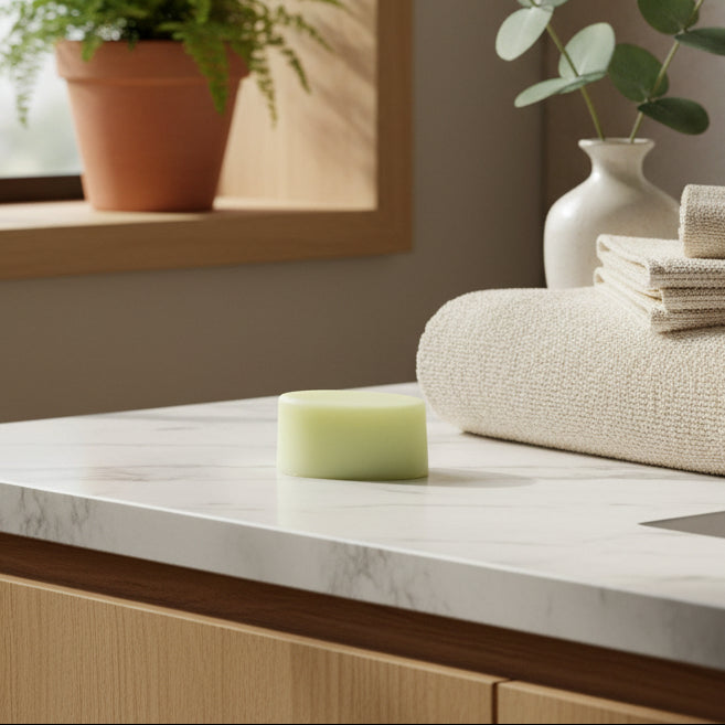 Après-Shampoing Solide Naturel 75g - Soin Démêlant Zéro Déchet